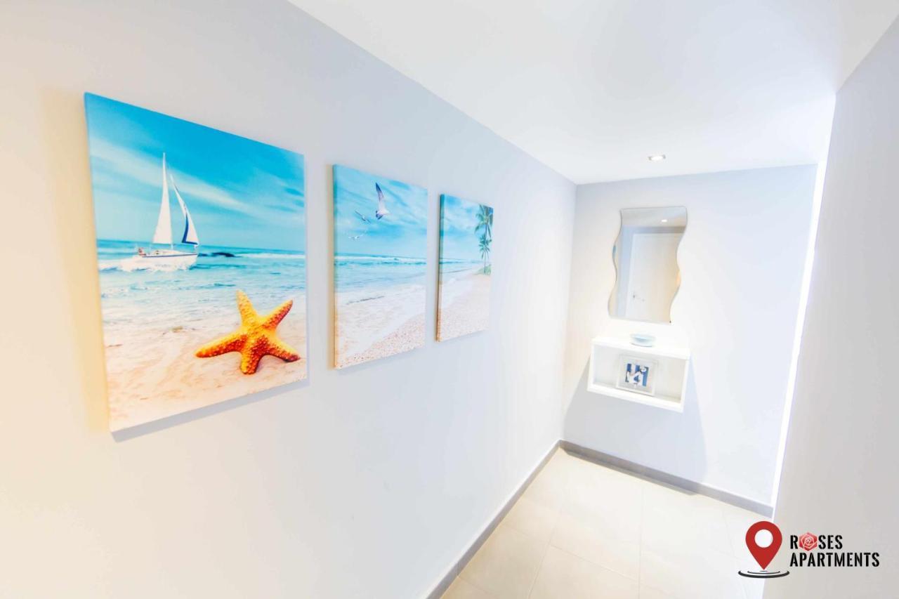 Roses Apartments Ocean 2 Habitaciones Vista Mar Lateral Экстерьер фото