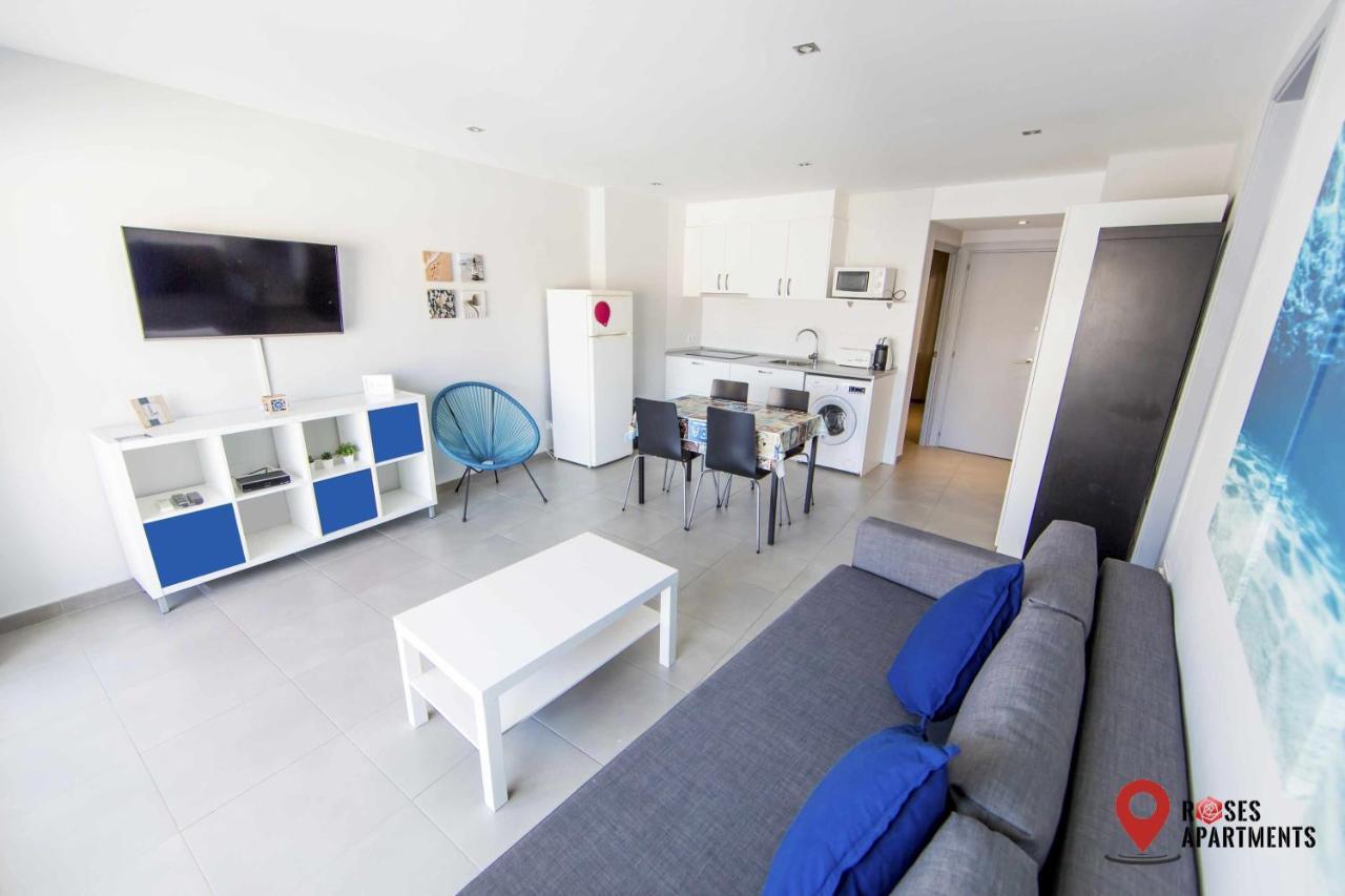 Roses Apartments Ocean 2 Habitaciones Vista Mar Lateral Экстерьер фото